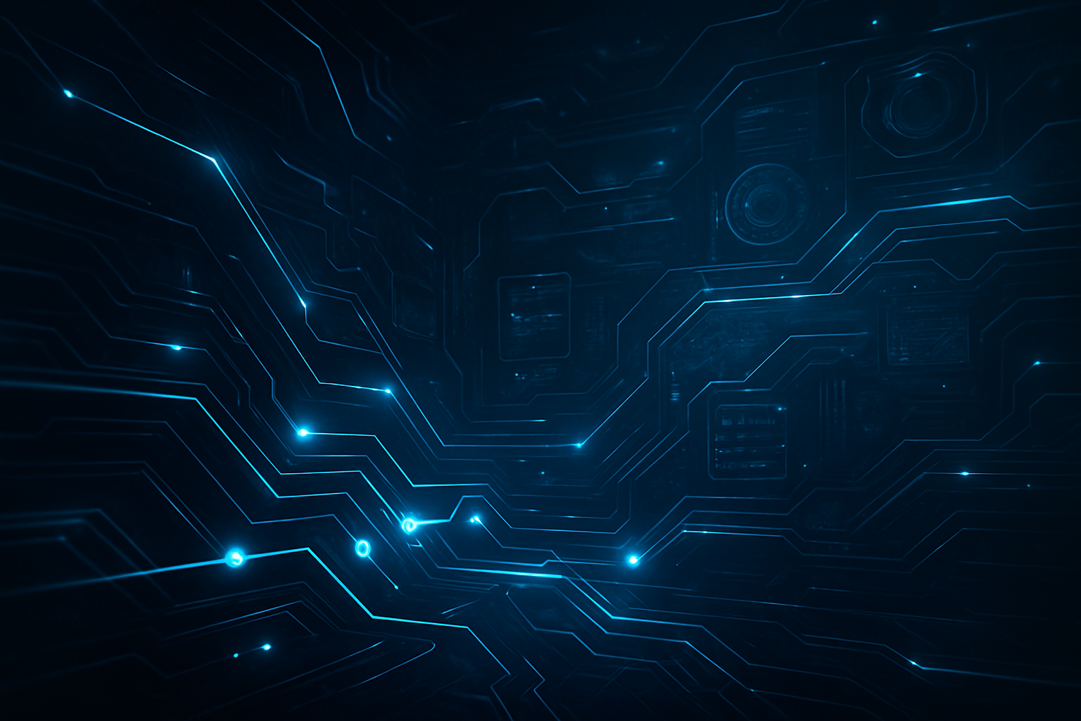 Futuristic circuit board